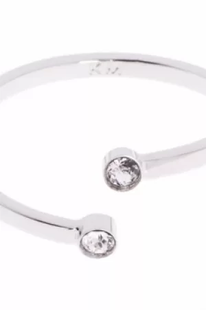 image of Ladies Karen Millen Stainless Steel Small/Medium TINY DOT RING KMJ893-01-02SM