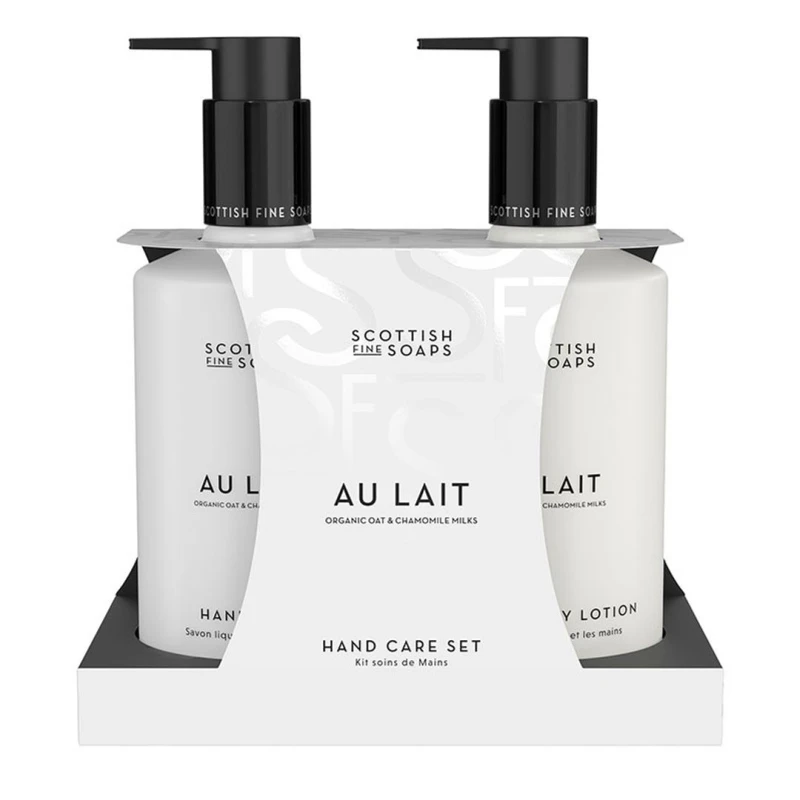 Image of Scottish Fine Soaps Scottish Fine Soaps Au Lait Hand Care in Clear Clear One Size Unisex 5016365100434