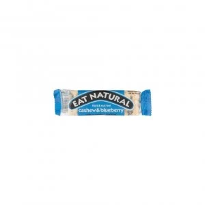 image of Eat Nat Cashew & Blueberry Bar - Yoghurt Coating 45g x 12