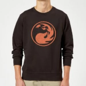 Image of Magic The Gathering Mana Red Sweatshirt - Black - 5XL