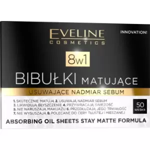 image of Eveline Cosmetics 8 In 1 Blotting Papers 50 pc