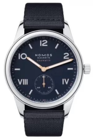 Nomos Glashutte Watch Club Campus Neomatik 39 Midnight Blue Steel Back