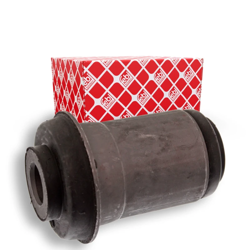 Image of FEBI BILSTEIN 41114 Arm Bushes Front Axle Right, Rubber-Metal Mount Control Arm-/Trailing Arm Bush (251)