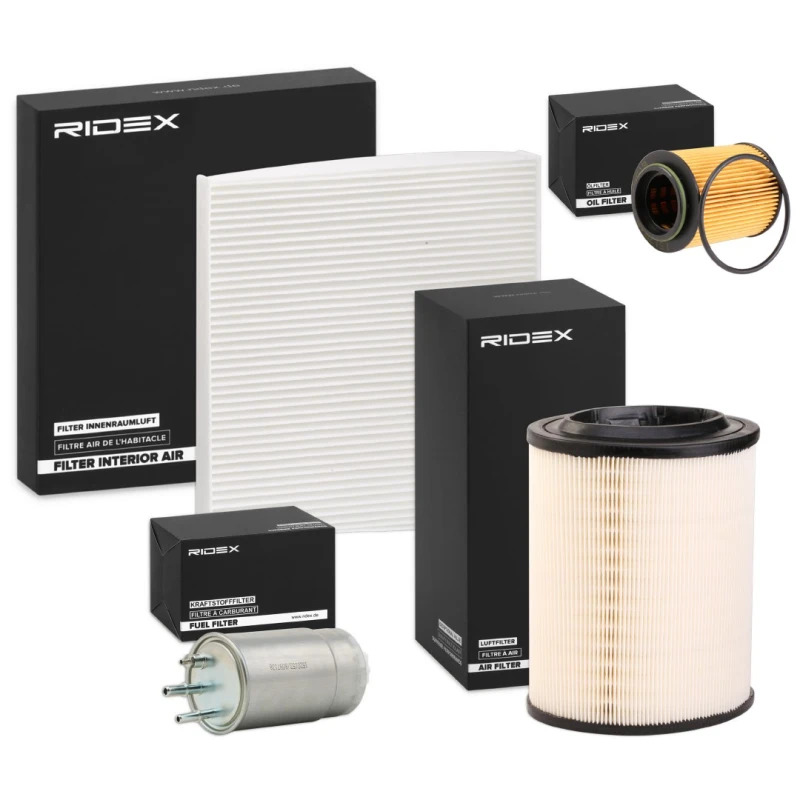 Image of RIDEX 4055F27691 Filter Set with gasket/seal Filter Set (4055)