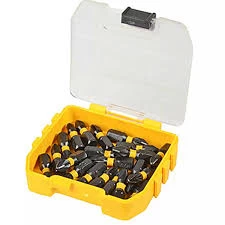 image of DEWALT Tough Case Torsion Pozi Screwdriver Bits PZ2 25mm Pack of 25