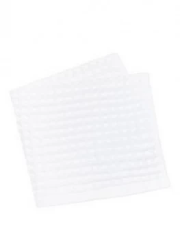 image of Perri Home Waffle Bath Towel White