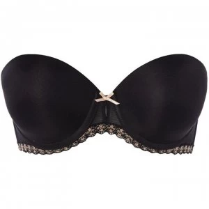 Image of B Temptd Faithfully yours strapless push up bra - Midnight