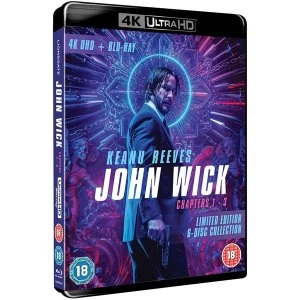 image of John Wick Chapters 1-3 4K Ultra HD + Bluray