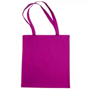 image of Jassz Bags "Beech" Cotton Large Handle Shopping Bag / Tote (Pack of 2) (One Size) (Pink)