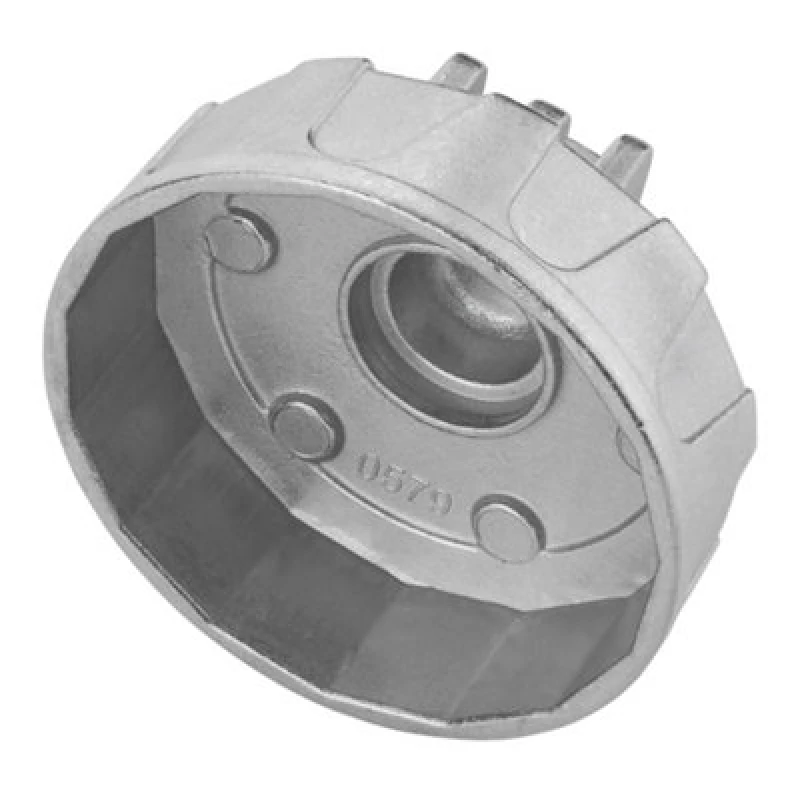 Image of Draper 27750 Oil Filter Wrench, 3/8" Sq. Dr., 79mm/15 Flutes