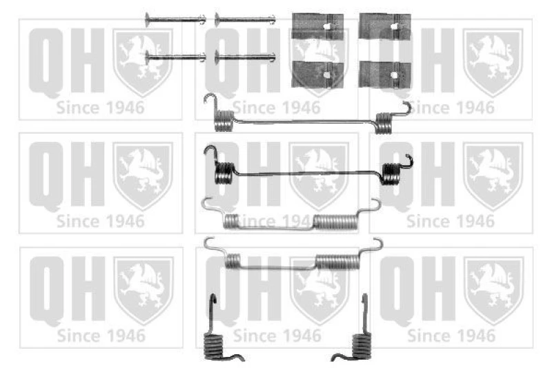 Image of QUINTON HAZELL Brake shoe fitting kit QUINTON HAZELL BFK319