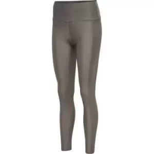 Image of Hummel Tia High Waist Tights Womens - Brown