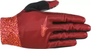 Alpinestars Stella Aspen Pro Lite Ladies Bicycle Gloves, red, Size S for Women, red, Size S for Women