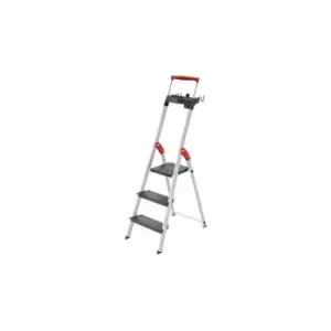 image of Hailo L100 TopLine Aluminium Safety Stepladder