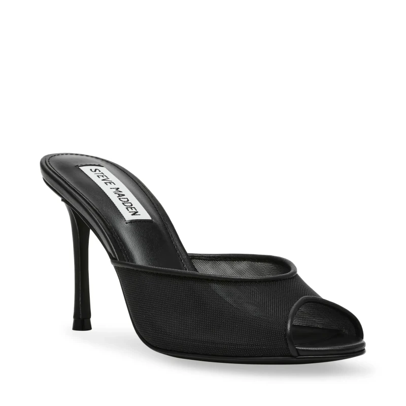 Image of Steve Madden Womens heeled sandals Steve Madden Rollout-M Noir Female 37