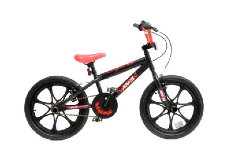 Image of Xn-3-18 Kids Freestyle Bmx, 18" Mag Wheel - Black/red