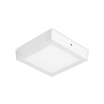 Image of Forlight Easy - Integrated LED Square Surface Mounted Downlight Matt White - Cool White