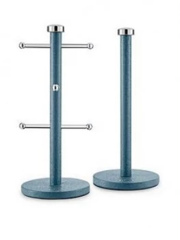 Image of Tower Ice Diamond Mug Tree And Towel Holder