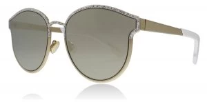 Image of Christian Dior Symmetric Sunglasses White Marble GBZQV 59mm