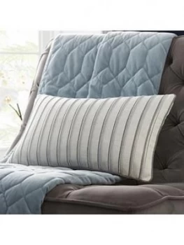 Image of Tess Daly Metallic Stripe Boudoir Cushion