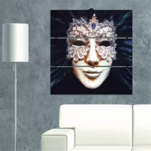 Image of C1 Multicolor Decorative MDF Painting (3 Pieces)