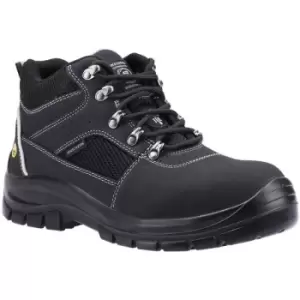 Image of Skechers Mens Trophus Letic Nubuck Safety Boots (12 UK) (Black) - Black