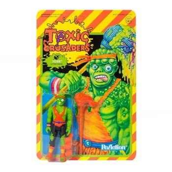 image of Super7 Toxic Crusaders ReAction Figure - Toxie