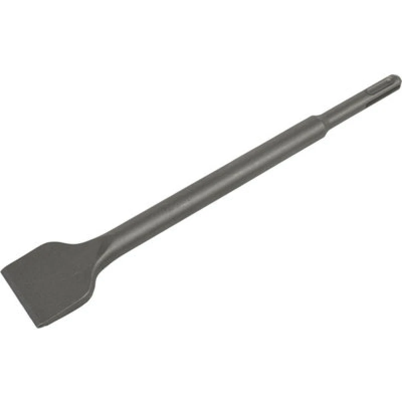 Image of Loops 40 x 250mm Wide Impact Chisel - SDS Plus Shank - Demolition Hammer Chisel Metallics