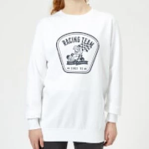 Image of Nintendo Mario Kart Racing Team Womens Sweatshirt - White - 3XL