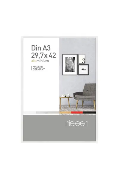 Image of Nielsen Pixel A3 29.7 x 42cm Poster Frame White