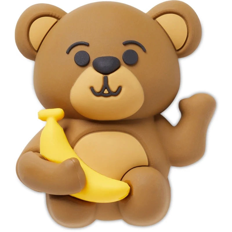 Image of Crocs Jibbitz Crocs Bear Hugging Banana Marron Unisex TU