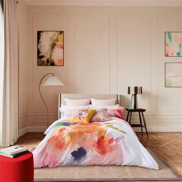 Image of Ted Baker Art Double Duvet Cover - Multi Double