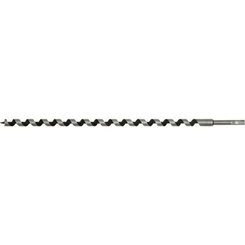 Image of Loops 18 x 600mm Hardened Auger Wood Drill Bit - Hexagonal Shank - Woodwork Timber Multi
