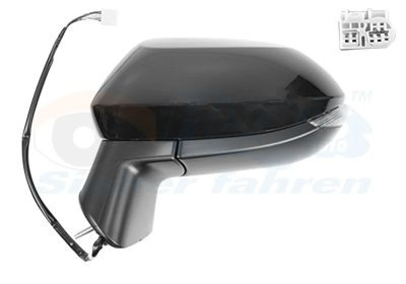 Image of VAN WEZEL Wing mirror VAN WEZEL 5415807