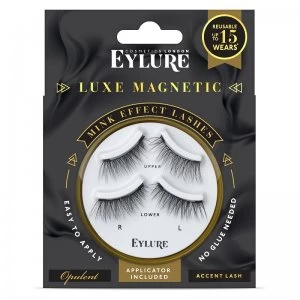 image of Eylure Luxe Magnetic Mink Effect Opulent Accent Lashes