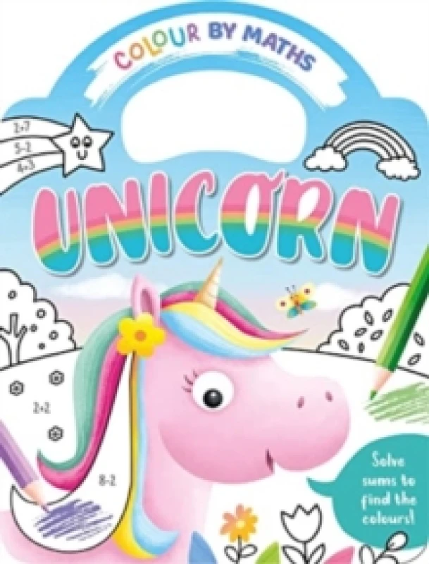 Image of Colour By Maths: Unicorn Paperback / softback