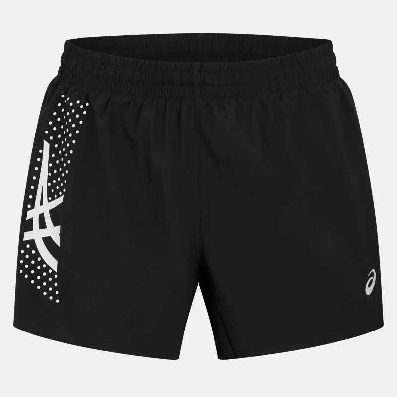 Image of Asics Womens Icon Performance Running Shorts Black female 14 (L)