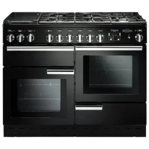 image of Rangemaster PDL110DFFGB-C Professional Deluxe 110cm Dual Fual Range Cooker