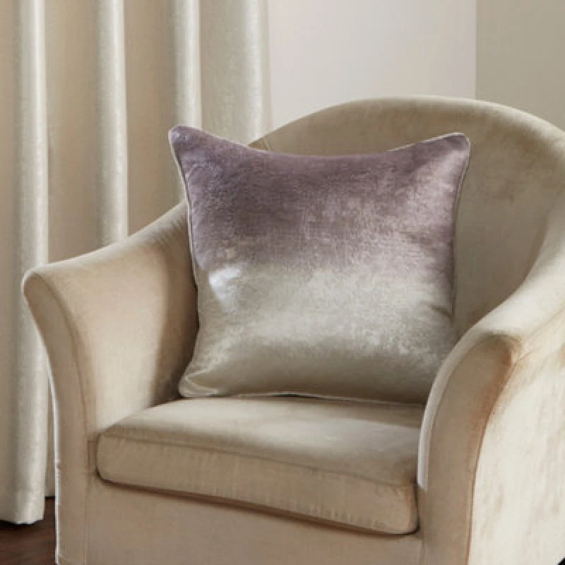Image of Fusion Ombre Strata Chocolate Gradiant Print Filled Cushion