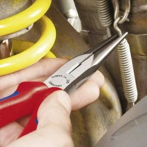 Image of Knipex 26 22 200 Workshop Round nose pliers 40-degree 200 mm