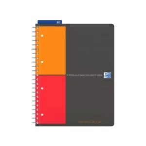Image of Int Mngrs Bk Poly Wbnd 80gsm Smart Ruled Perf Punched 4 Holes 160pp A4+ Ref 400010756 [Pack 5]