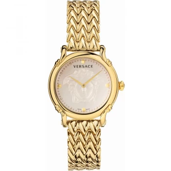 Versace White and Champagne ' Pin (pn)' Luxury Watch - vepn00520 - multicoloured