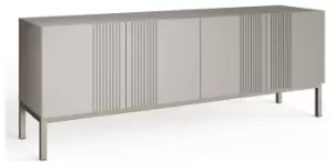 Image of Frank Olsen Iona 4 Door TV Unit - Grey
