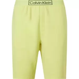 Image of Calvin Klein Heritage Jersey Shorts - Yellow