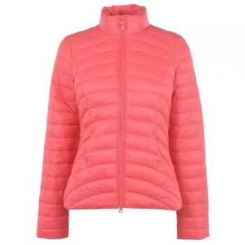 Image of Barbour Shoreward Quilted Jacket - Coral