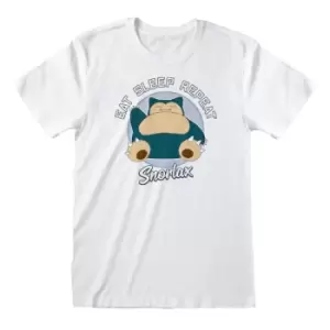 Image of Pokemon - Snorlax Eat Sleep Repeat Ex Large