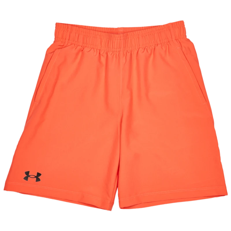 Image of Under Armour Tech|Tech Woven Kid's Shorts - Red - Size 7 - 8 Years - Poly Woven