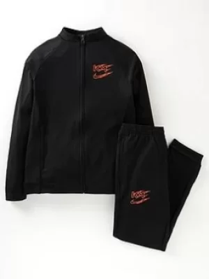 Image of Boys, Nike Kylian Mbappe Nike Junior Df Trck Suit, Black, Size L
