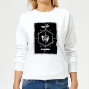 Image of Harry Potter Harry Voldemort Wand Womens Sweatshirt - White - 3XL
