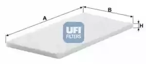 Image of UFI 53.322.00 Interior Air Cabin/ Pollen Filter